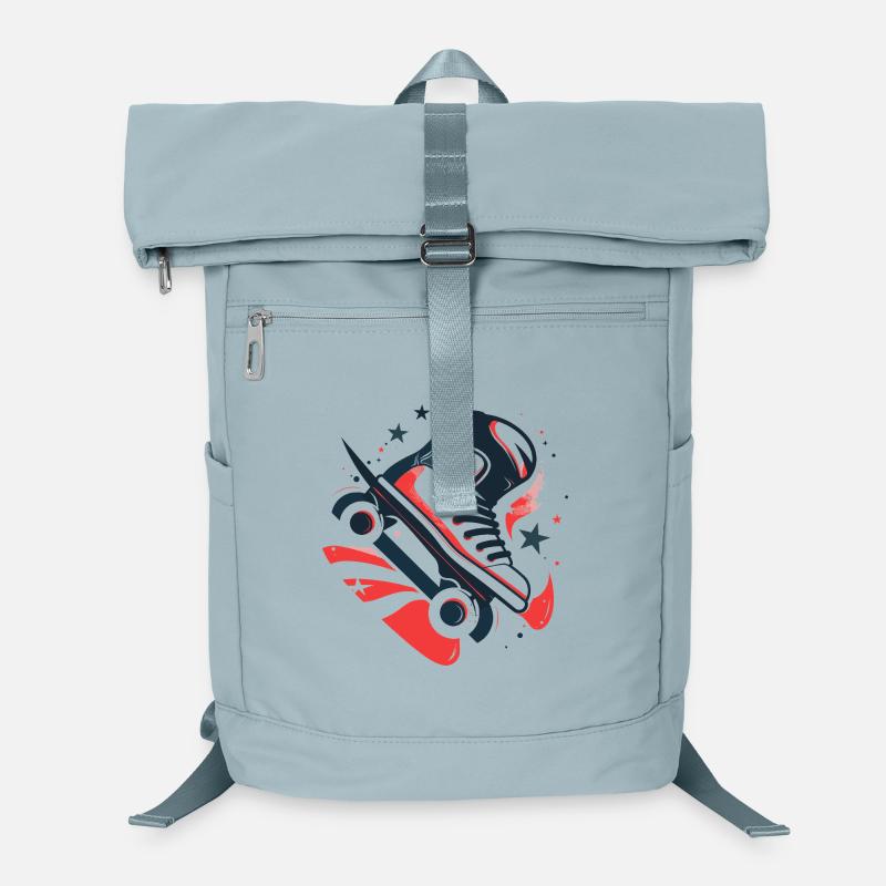 Roller Skates Drawing Laptop Backpack