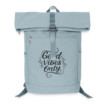 Gute Schwingungen... - Laptop-Rucksack  - Eisblau - Vorne