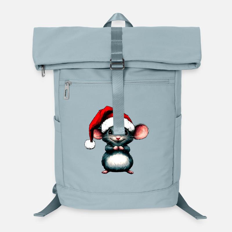 Mäuse Weihnachten / Weihnachtsmann Maus Laptop-Rucksack 