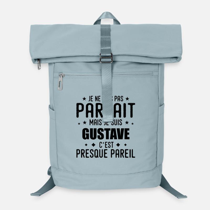 Gustave : authentique, imparfait, top, perfection Sac à dos ordinateur
