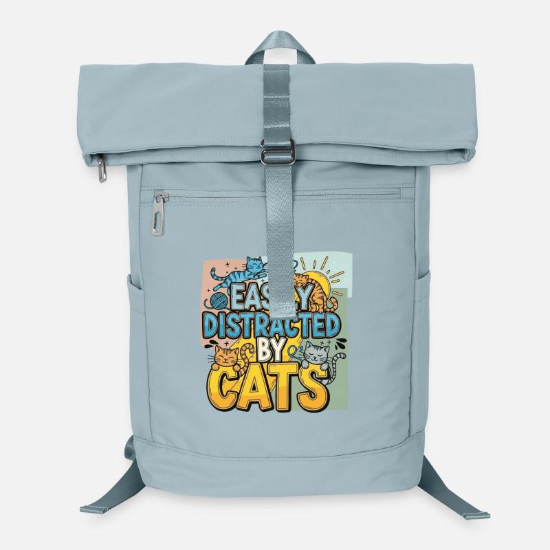 Easily Distracted by Cats Laptop Backpack
