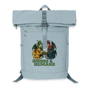 Les dragons à la table des maisons - Sac à dos ordinateur - bleu glacier - Devant
