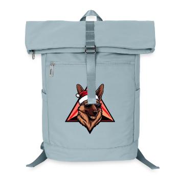Santa Schäferhund Sonnenbrille - Laptop-Rucksack  - Eisblau - Vorne