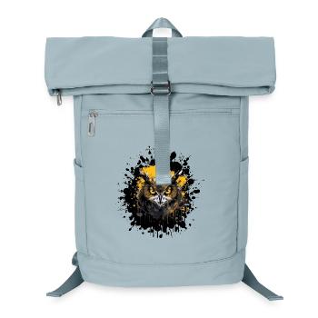 Owl Night Owl Splatter - Laptop Backpack - ice blue - Front