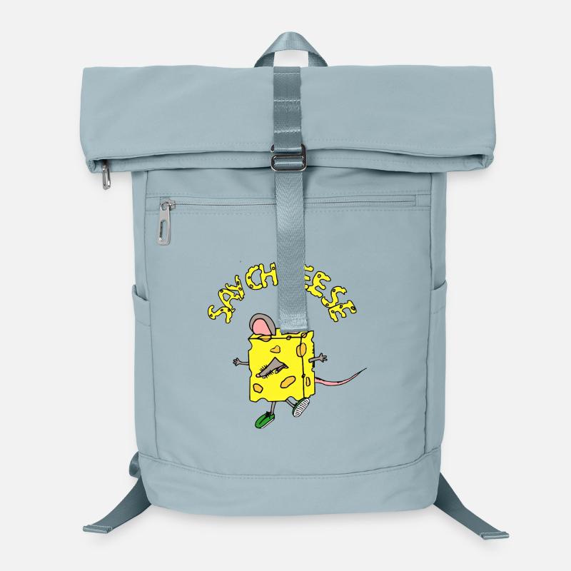 Cheese hero in comic style Laptop Backpack