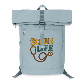 Scrub Life Medical Stethoscope - Laptop Backpack - ice blue - Front