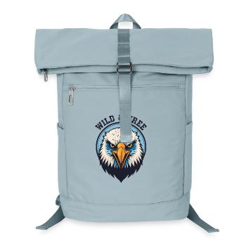Wild and Free Eagle - Laptop Backpack - ice blue - Front