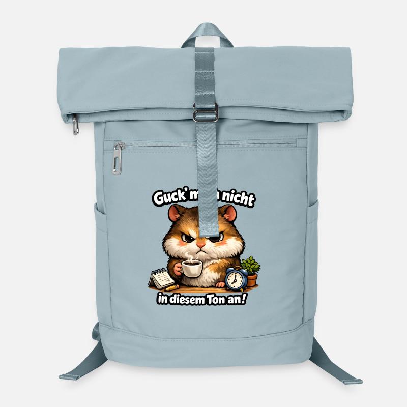 Hamsti Guck Mich Nicht In Diesem Ton An Laptop-Rucksack 