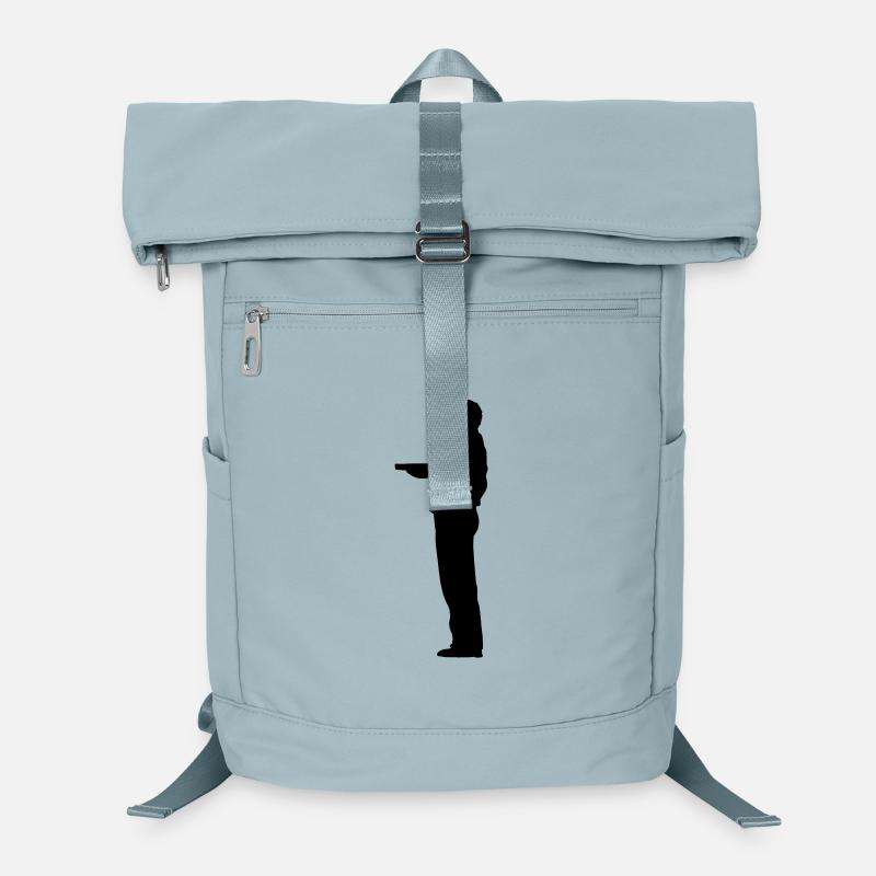 Waiter butler shadow figure Laptop Backpack