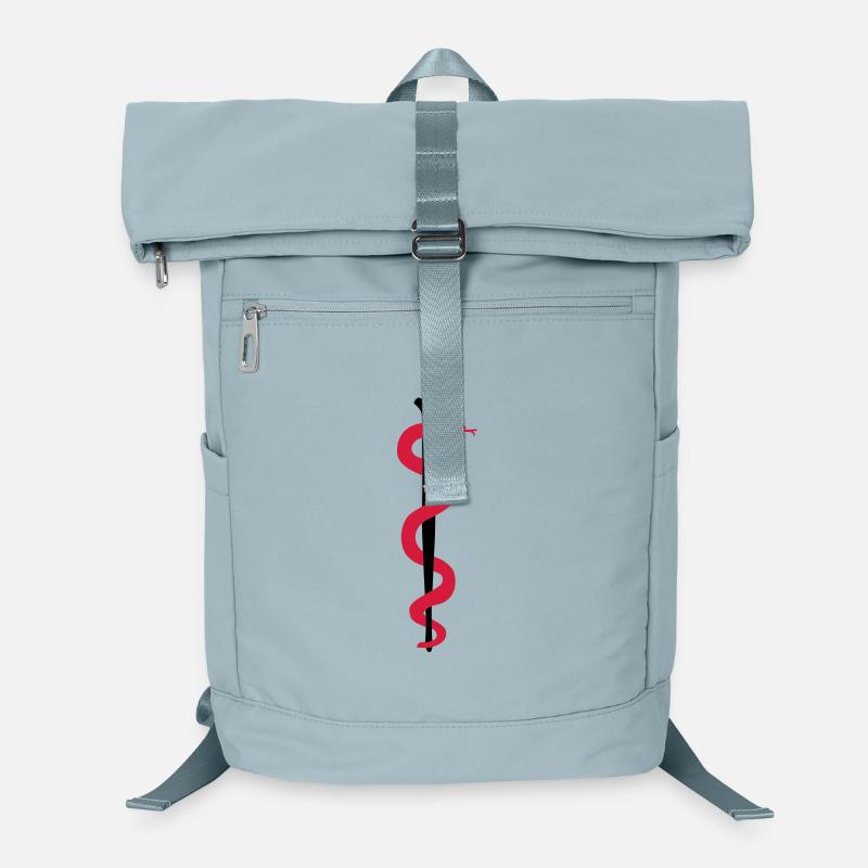 Rod of Asclepius Laptop Backpack