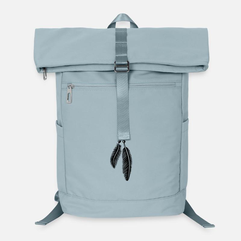 Federn an Kette, feathers, Native American Laptop-Rucksack 