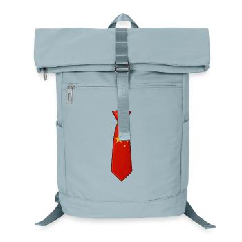 Cravate chinoise – Conception du drapeau - Sac à dos ordinateur - bleu glacier - Devant