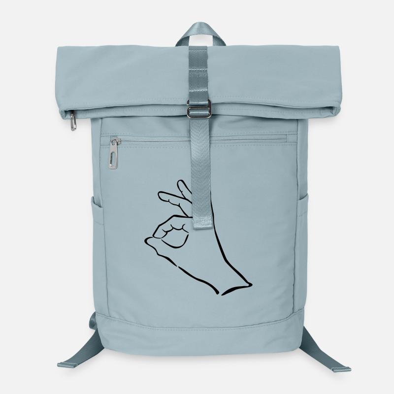 hand zeichen finger Laptop-Rucksack 