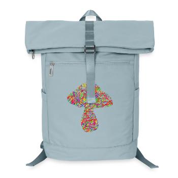 bunter Pilz - Laptop-Rucksack  - Eisblau - Vorne
