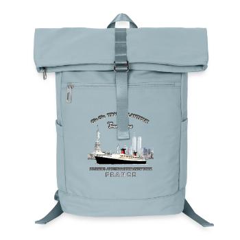 LINER FRANCE NEW YORK Louis RUNEMBERG © Adagp - Laptop Backpack - ice blue - Front