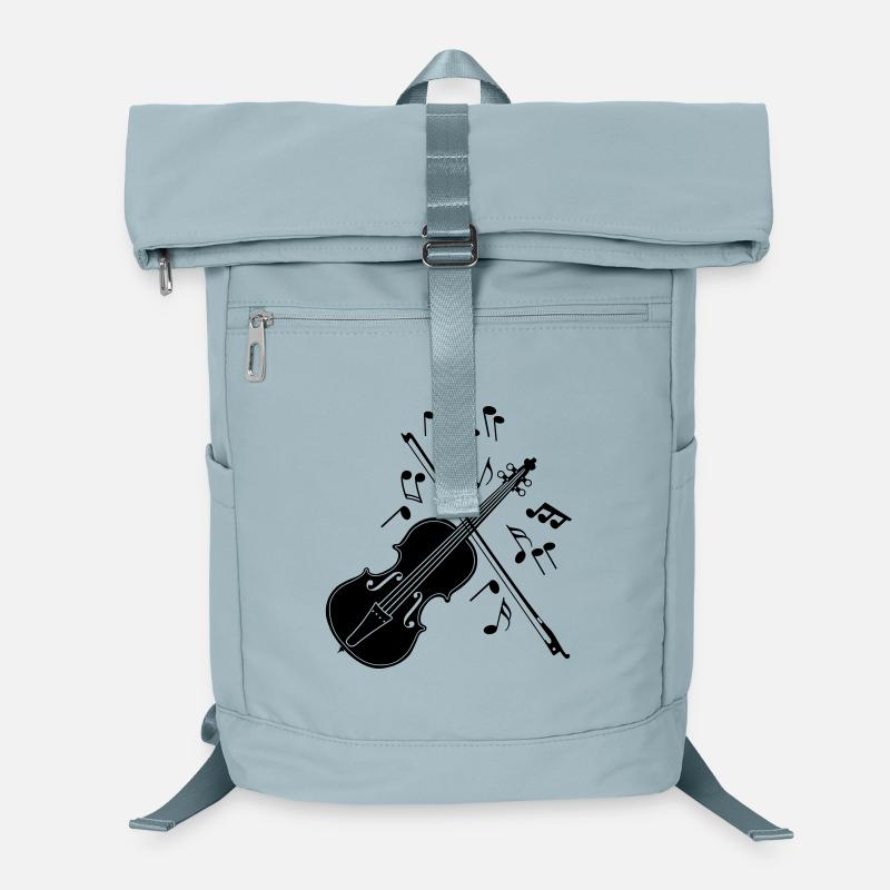 Violin with notes Laptop Backpack