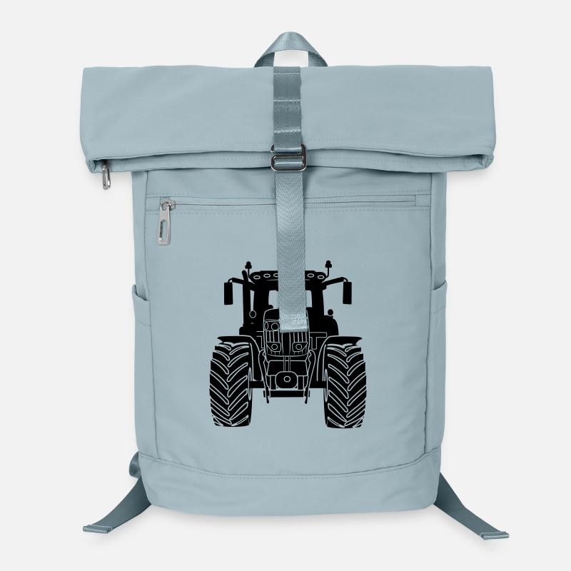 Front view of farm tractor Laptop Backpack