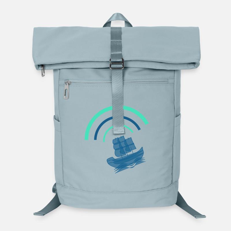 Sailboat Northern Germany Sailor Sailor Captain Laptop Backpack