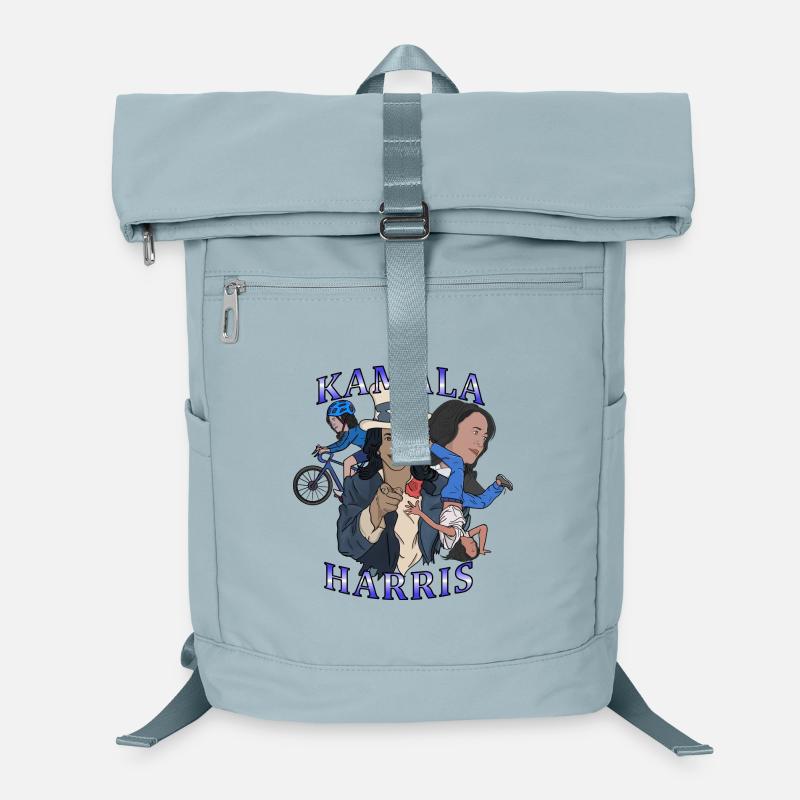 Kamala Harris Bootleg Rap Style Wahl Laptop-Rucksack 