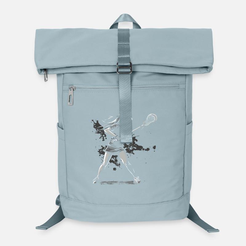 Lacrosse Spielerin Laptop-Rucksack 