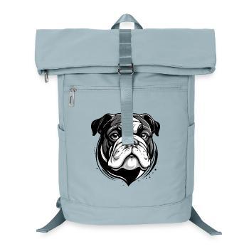 Bulldogge - Laptop-Rucksack  - Eisblau - Vorne