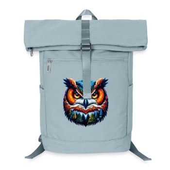 Eule - Laptop-Rucksack  - Eisblau - Vorne