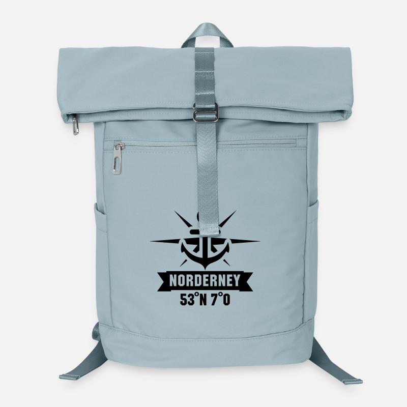Norderney 53 degrees North 7 degrees East Laptop Backpack