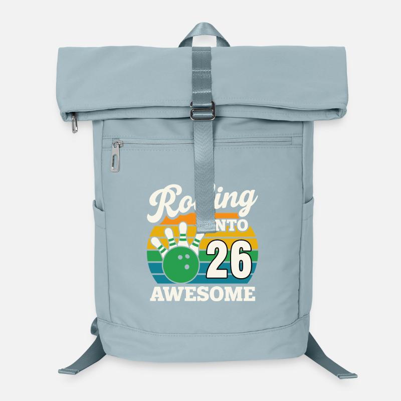 Rolling Into 26 Birthday Design Laptop Backpack