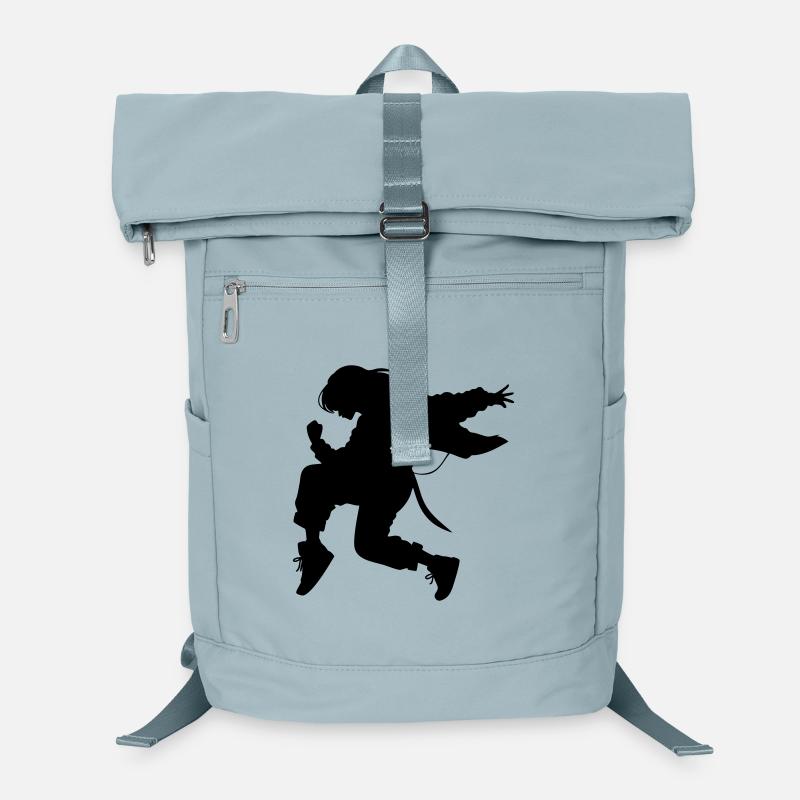 Breakdance B-Girl Silhouette in Action Laptop-Rucksack 