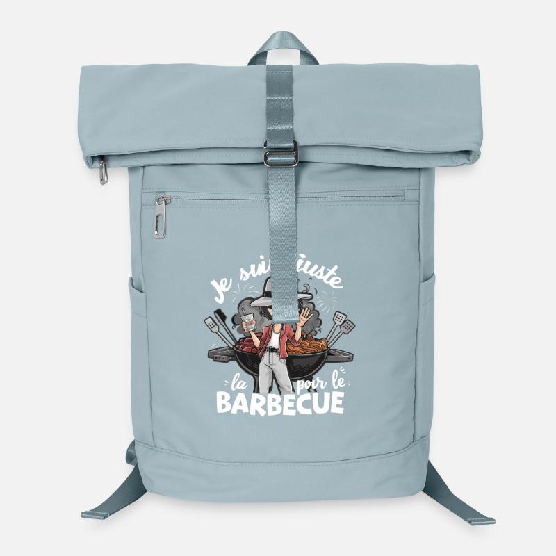 Vatertagsgeschenk Barbecue Master Grill - Laptop-Rucksack - Eisblau