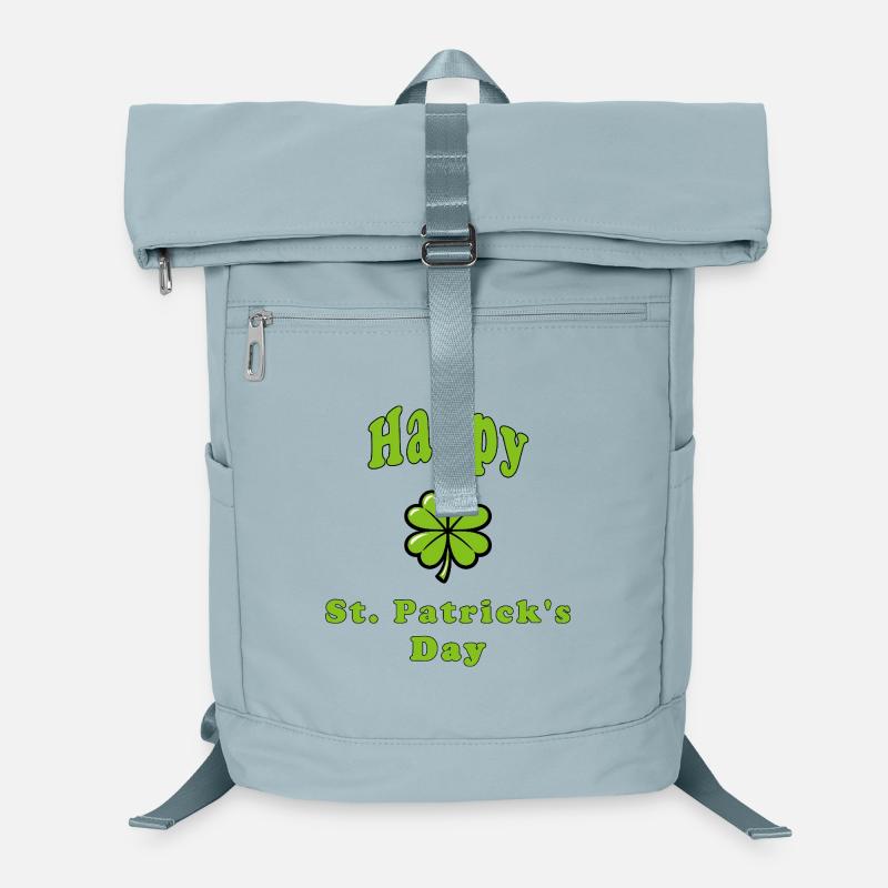 Happy St. Patrick's Day - Grünes Kleeblatt Laptop-Rucksack 