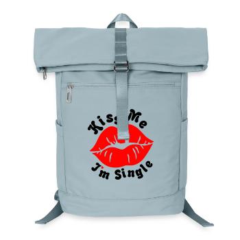 Kiss_Me - Laptop Backpack - ice blue - Front