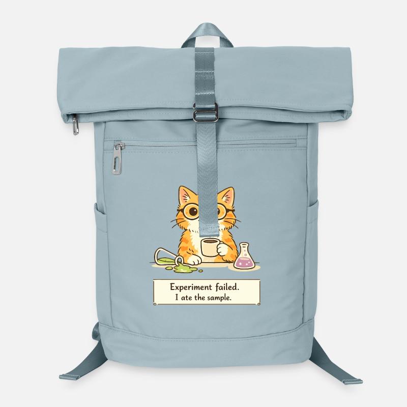Chat scientifique. L’expérience a échoué. J’ai mangé l’échantillon Sac à dos ordinateur