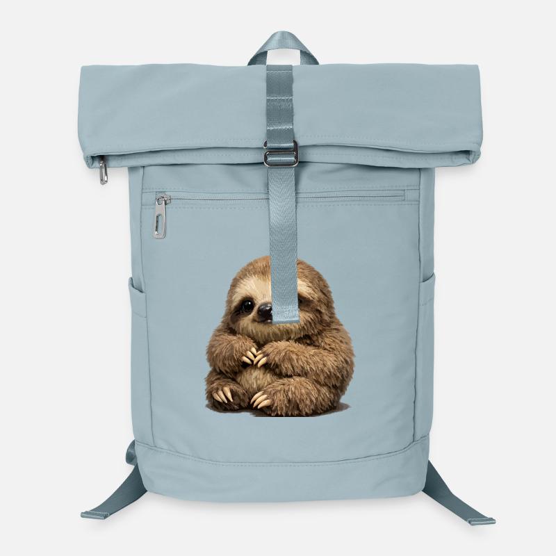 Weiches Faultier-Stofftier Laptop-Rucksack 