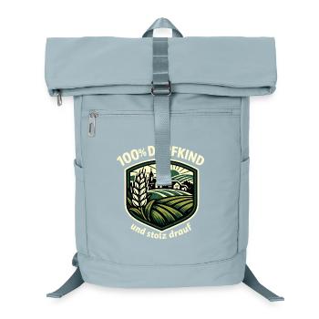 Dorfkind Ländliche Ernte - Laptop-Rucksack  - Eisblau - Vorne
