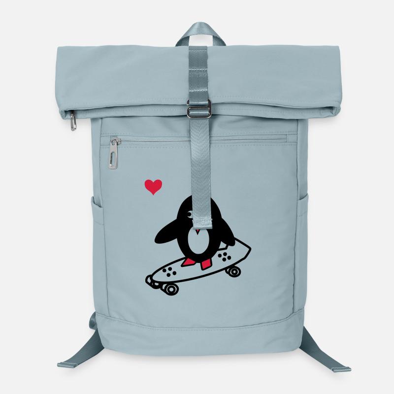 Skaterpinguin Laptop-Rucksack 