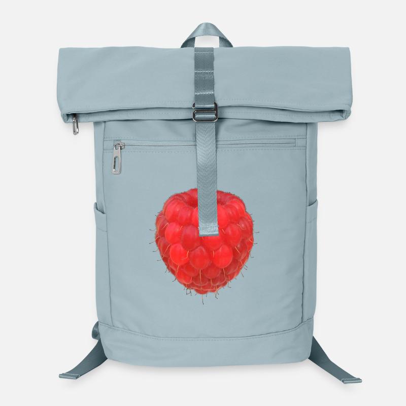 Raspberry Cluster Pattern Laptop Backpack