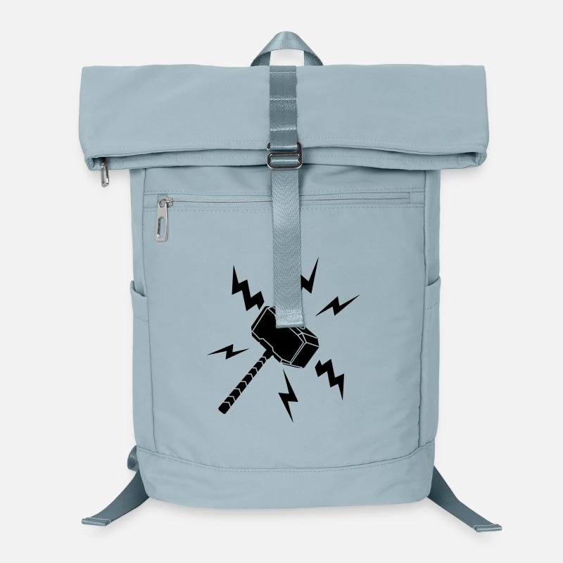 Thor-Hammer mit Blitz Laptop-Rucksack 