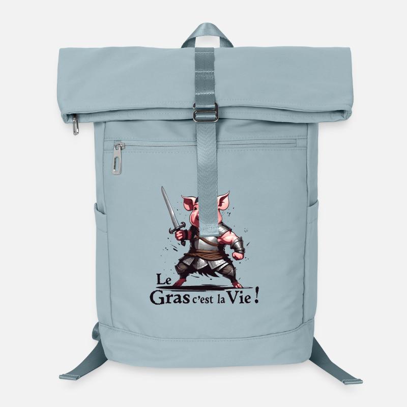 Le gras cest la vie ! légende de Camelot Sac à dos ordinateur