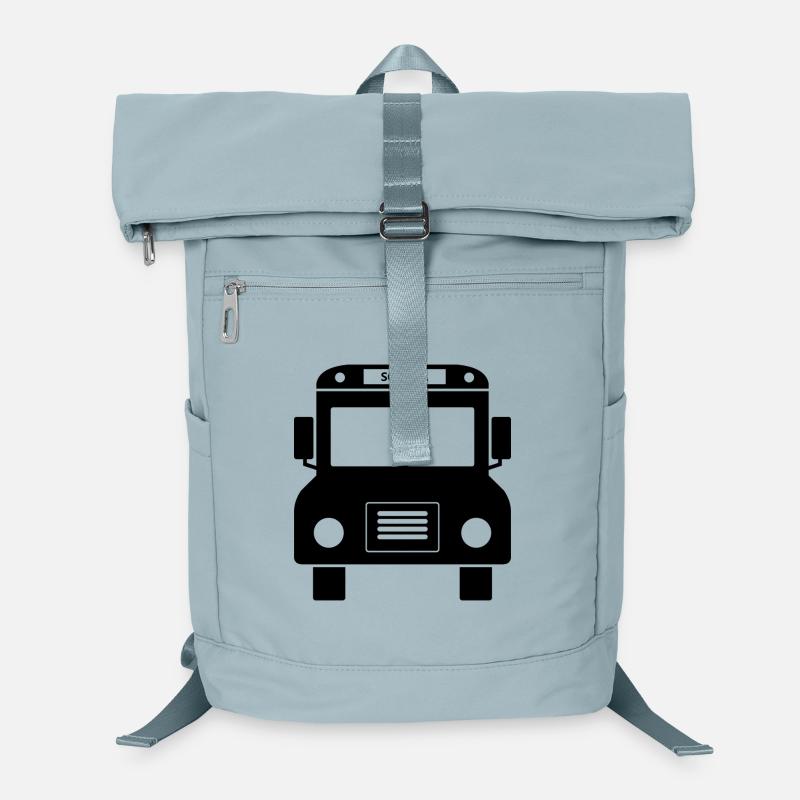 School bus front Laptop Backpack