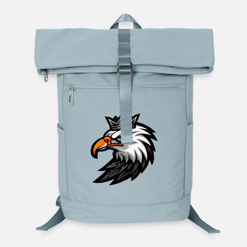 Adler Kopf Krone Laptop-Rucksack 