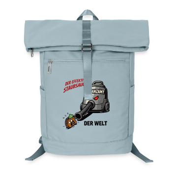 Tax Office Vacuum Cleaner - Laptop Backpack - ice blue - Front