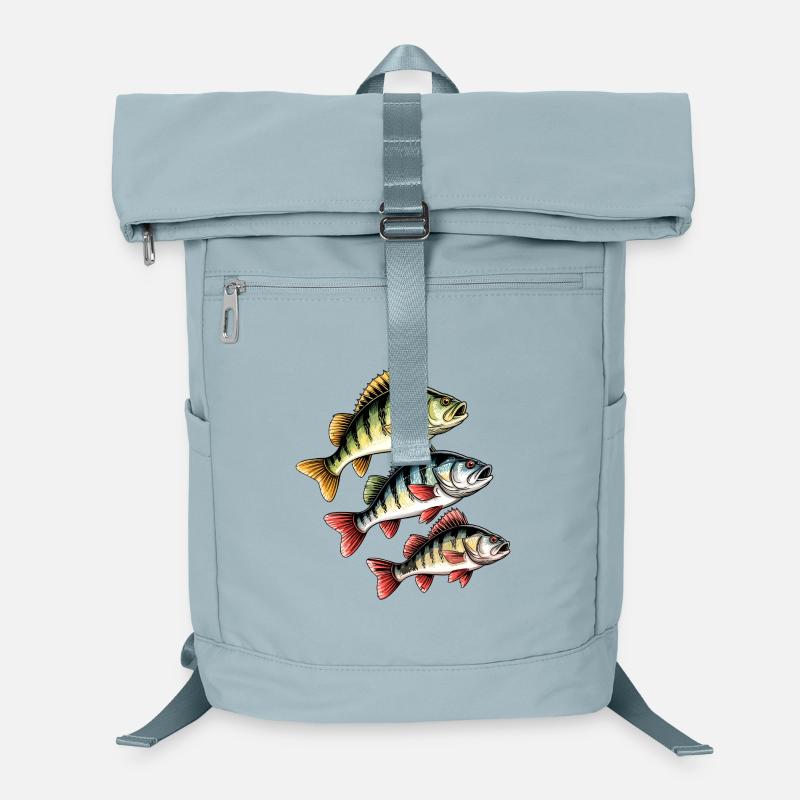 Barsch Angeln Laptop-Rucksack 