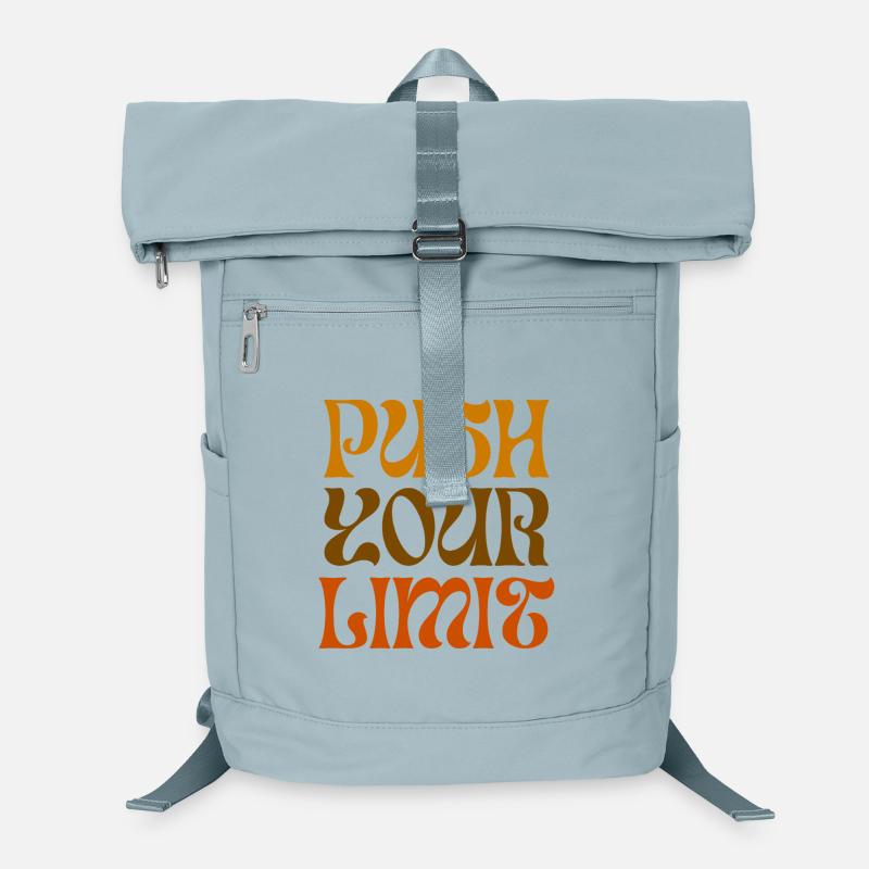 Push Your Limits Motivational Design Laptop Backpack