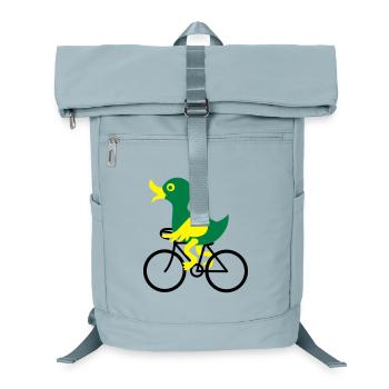 bike - Laptop Backpack - ice blue - Front