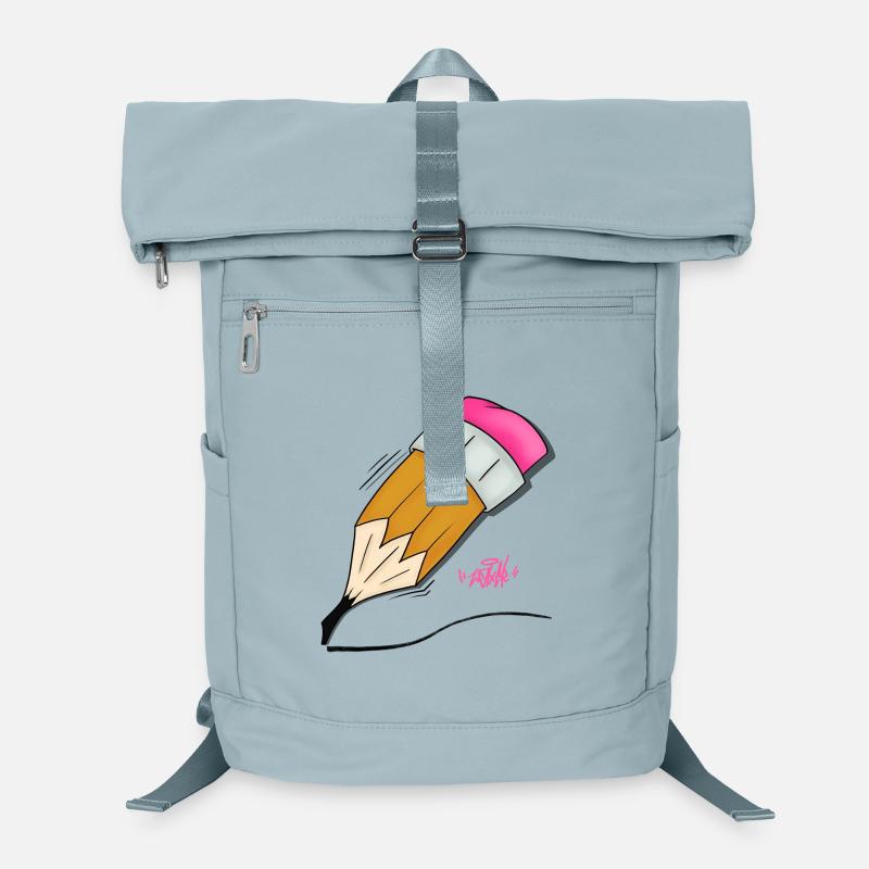 Buntstift Doodle Stil Laptop-Rucksack 