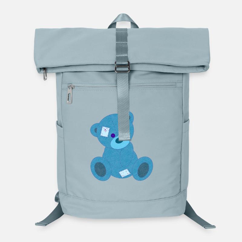 Ourson bleu Sac à dos ordinateur