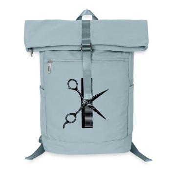 Scissor comb - Laptop Backpack - ice blue - Front