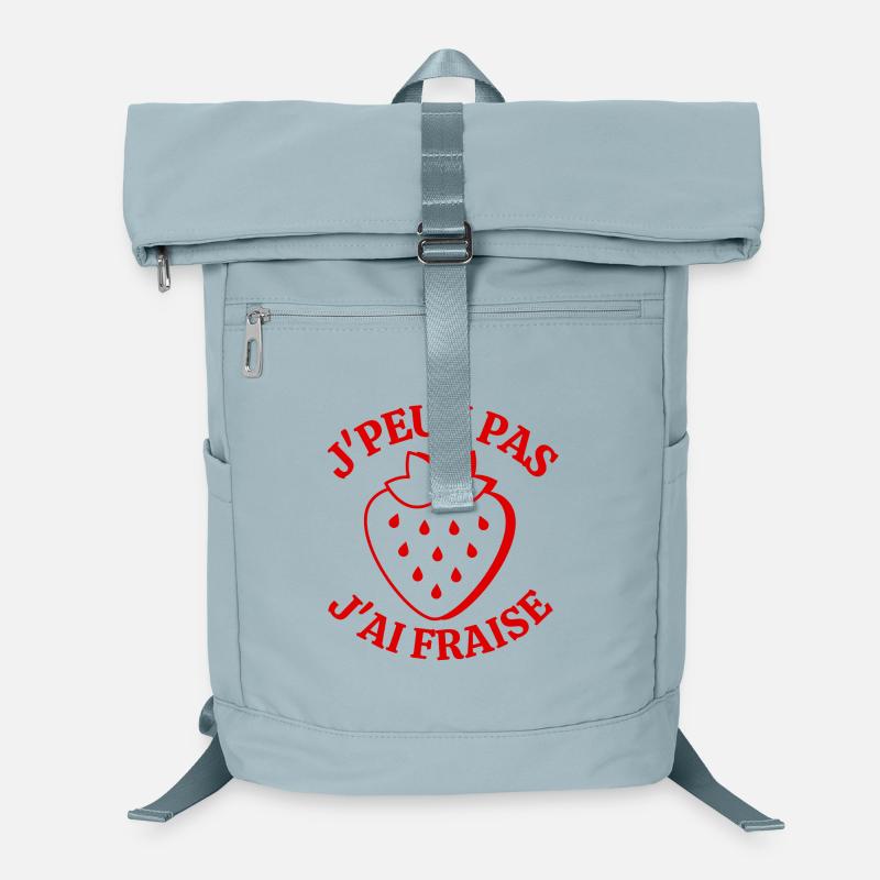 Erdbeere, ich mag Erdbeeren, rote Früchte Laptop-Rucksack 