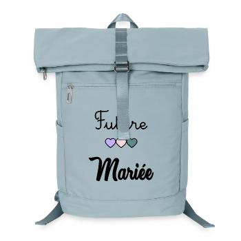 ZUKÜNFTIGE BRAUT. Junggesellinnenabschied. HOCHZEIT. MANNSCHAFT. TEAM BRIDAL - Laptop-Rucksack  - Eisblau - Vorne